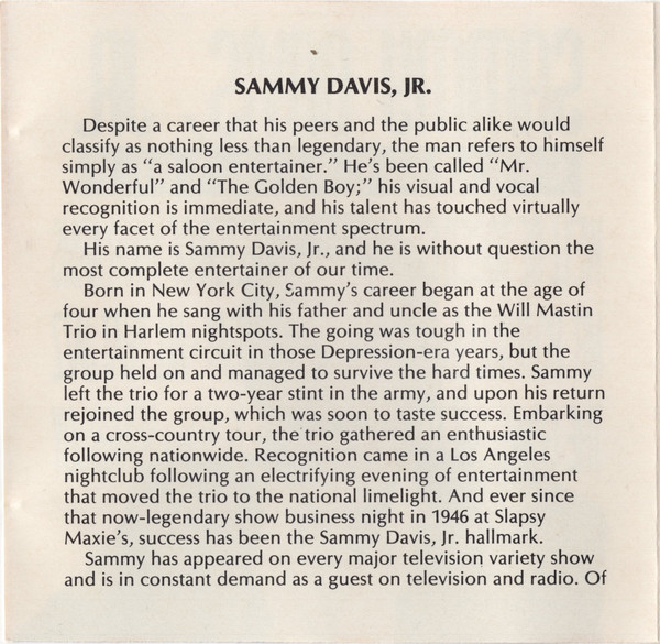 descargar álbum Sammy Davis, Jr - Greatest Hits Volume II