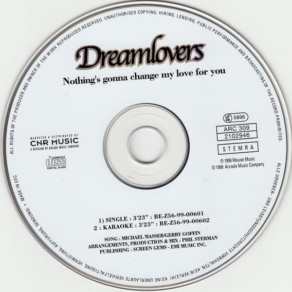 descargar álbum Dreamlovers - Nothings Gonna Change My Love For You