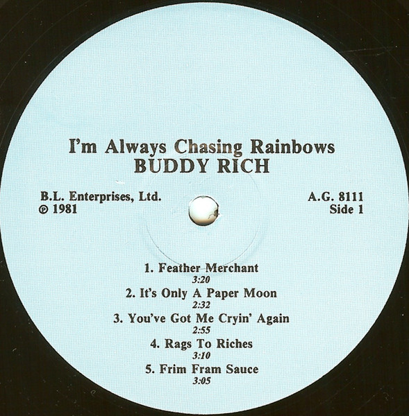 baixar álbum Buddy Rich - Im Always Chasing Rainbows