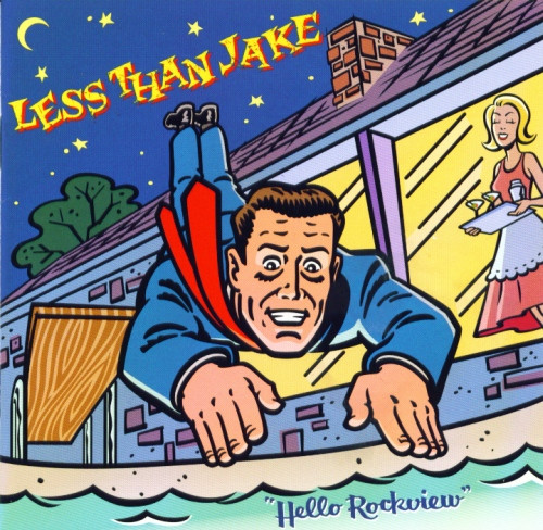 Less Than Jake – Hello Rockview (2016, Opaque Reddish/Opaque Cyan