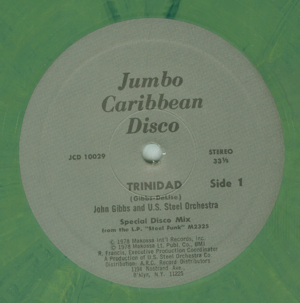 John Gibbs & The U.S. Steel Orchestra – Trinidad (1977, Vinyl 