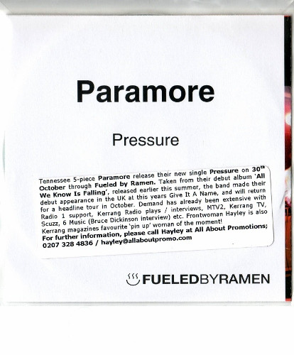 ladda ner album Paramore - Pressure