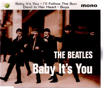 Band in my Hand vinyl record purse - The Beatles BABY IT'S YOU, made in USA