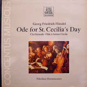 Georg Friedrich Händel - Ode For St. Cecilia's Day album cover