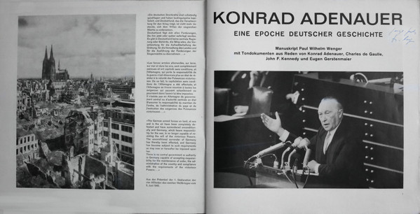 lataa albumi Konrad Adenauer - Eine Epoche Deutscher Geschichte