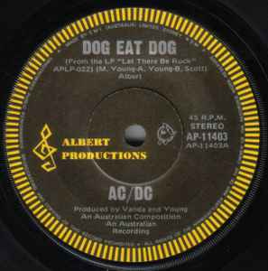AC/DC – Dog Dog (1977, Discogs