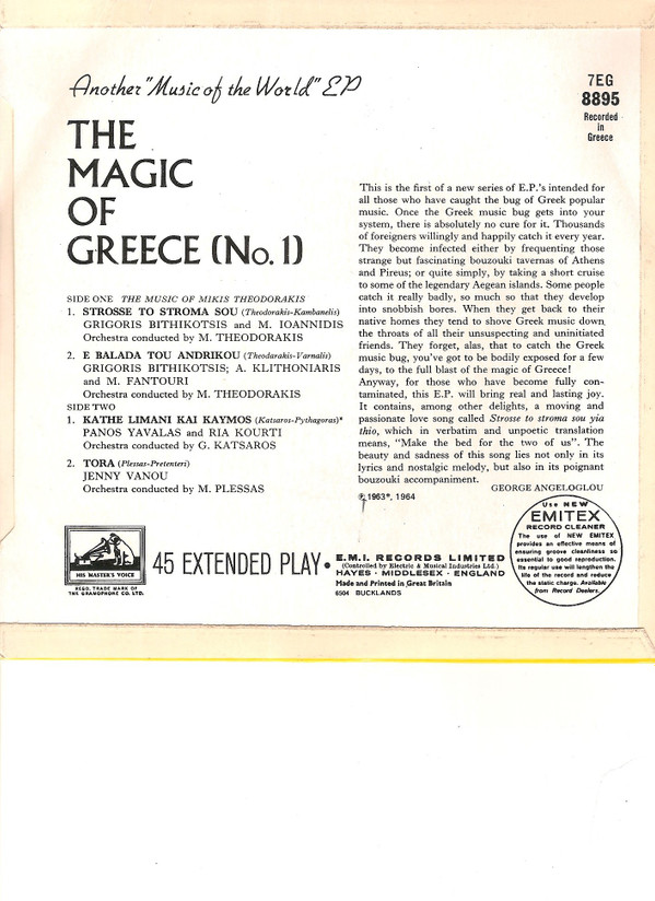 lataa albumi Mikis Theodorakis - The Magic Of Greece No1 The Music Of Mikis Theodorakis And Others