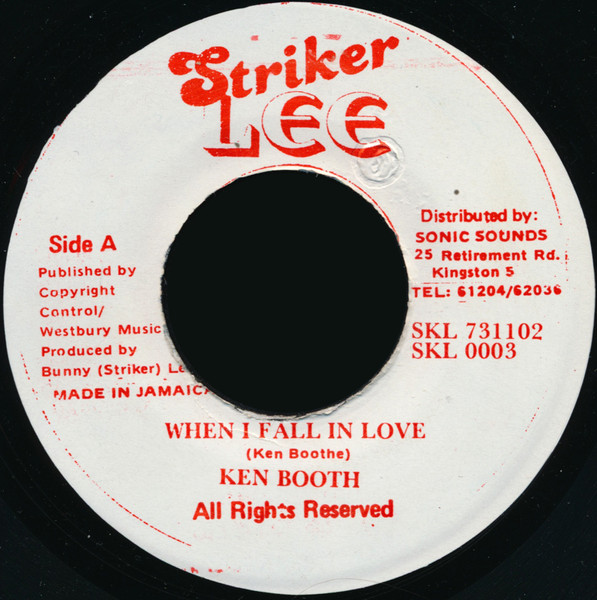 Ken Boothe – When I Fall In Love / Dancing Mood (Vinyl) - Discogs