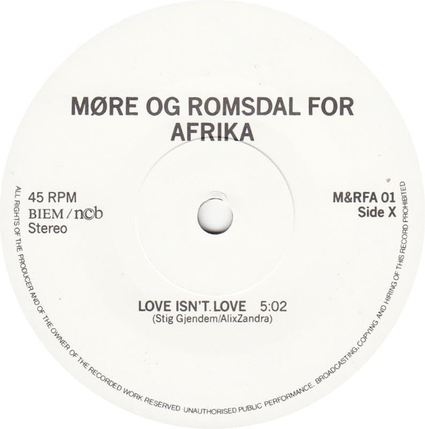 baixar álbum Møre Og Romsdal For Afrika - Vis At Du Bryr Deg Love Isnt Love