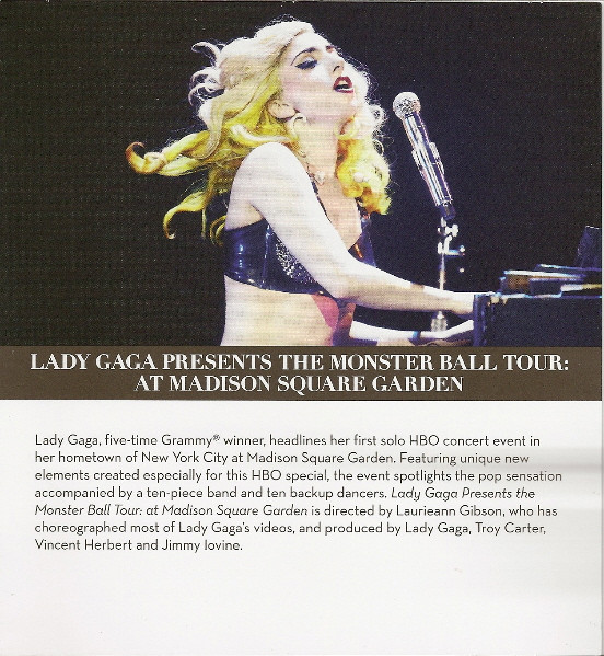 Lady Gaga – The Monster Ball Tour At Madison Square Garden (Blu