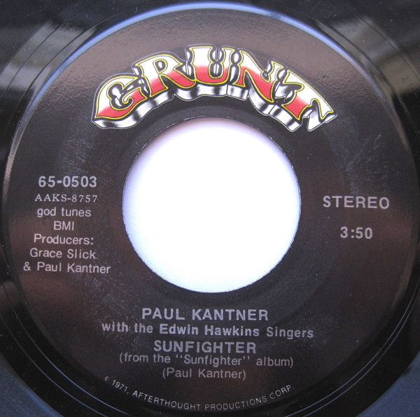 Paul Kantner, Grace Slick – Sunfighter (1972, Vinyl) - Discogs