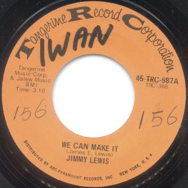 Jimmy Lewis – We Can Make It