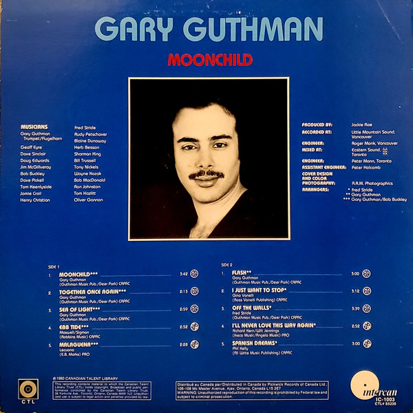 descargar álbum Gary Guthman - Moonchild