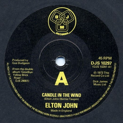 Elton John - Candle In The Wind 1997 (Import CD single) Used – borderline  MUSIC