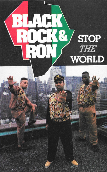 Black, Rock & Ron – Stop The World (1989, White Shell, Chrome