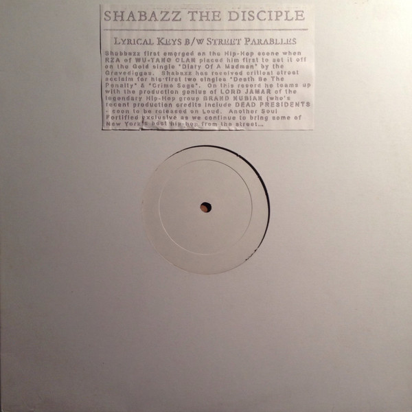 Shabazz The Disciple – Lyrical Keys B/W Street Parablles (Vinyl ...