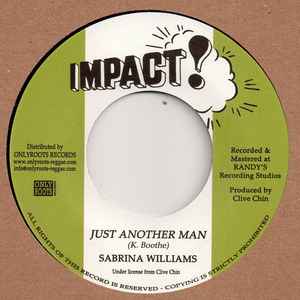 【安い売上】sabrina williams/just another man 洋楽
