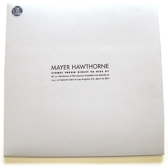 Mayer Hawthorne – Stones Throw Direct To Disc #1 (2011, Vinyl