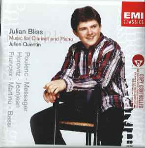 Julian Bliss - Music For Clarinet And Piano album cover