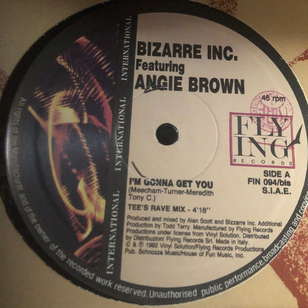 Bizarre Inc – I'm Gonna Get You (1992, Vinyl) - Discogs