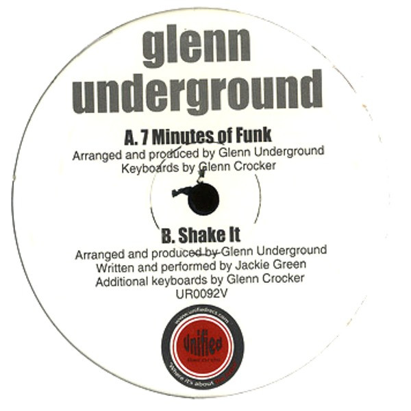 Glenn Underground – 7 Minutes Of Funk / Shake It (2009, Vinyl