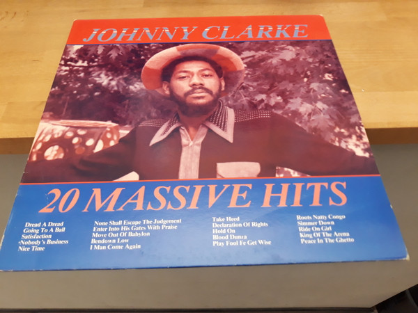 JOHNNY CLARKE 20 MASSIVE HITR レゲエ　レコード