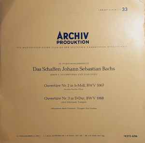Johann Sebastian Bach - Ouvertüre Nr. 2 In H-moll BWV 1067 / Ouvertüre Nr. 3 In D-dur BWV 1068 album cover