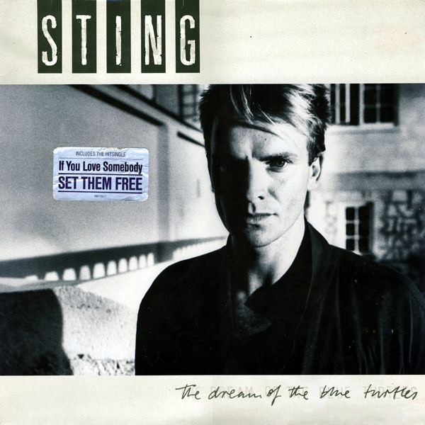 Обложка конверта виниловой пластинки Sting - The Dream Of The Blue Turtles