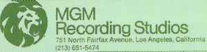 MGM Recording Studios on Discogs