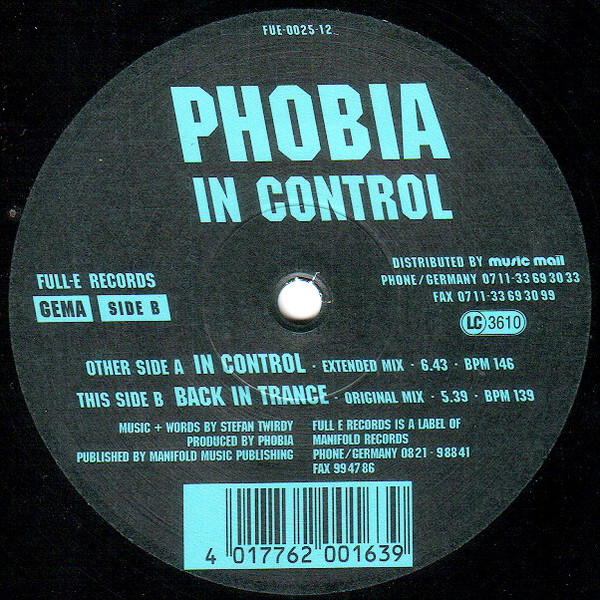 last ned album Phobia - In Control