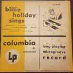 Cover of Billie Holiday Sings, 1950, Vinyl