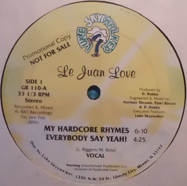 Le Juan Love - My Hardcore Rhymes