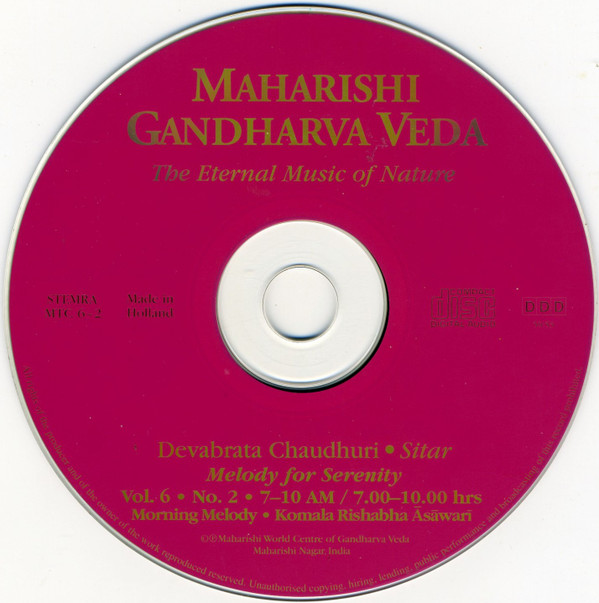 descargar álbum Devabrata Chaudhuri - Melody For Serenity Morning Melody Rāga Komala Rishabha Asāwarī