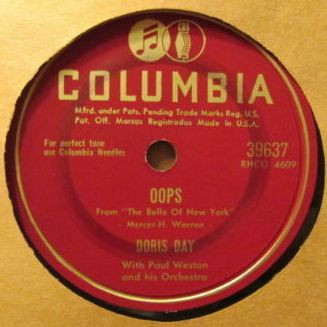 ladda ner album Doris Day With Paul Weston And His Orchestra - Oops Baby Doll