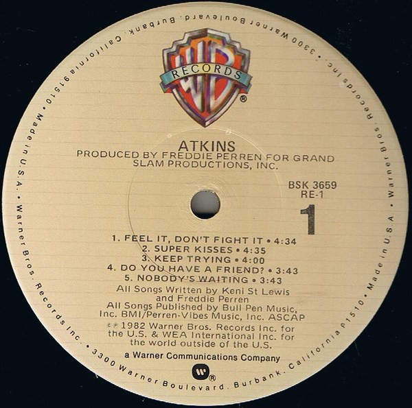 Atkins - Atkins | Warner Bros. Records (BSK 3659) - 3