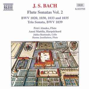 Johann Sebastian Bach - Flute Sonatas Vol. 2 album cover