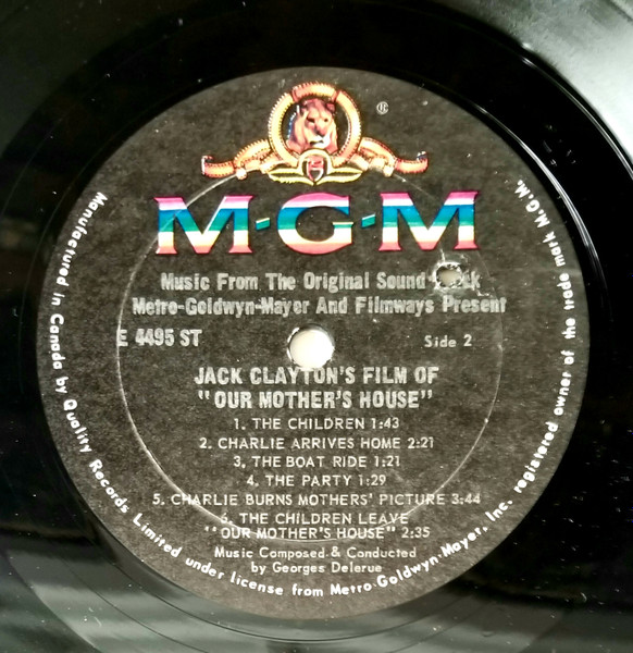 Georges Delerue – Our Mother's House (Music From The Original 