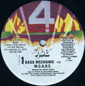 MC ADE - Bass Mechanic album cover