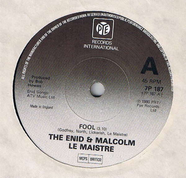 last ned album The Enid With Malcolm Le Maistre - Fool