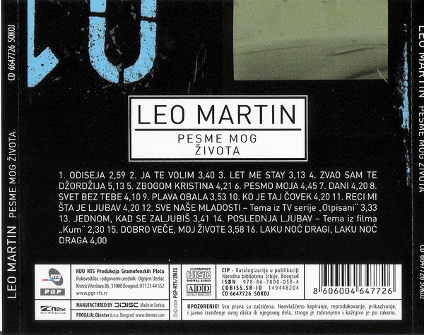 Album herunterladen Leo Martin - Pesme Mog Života