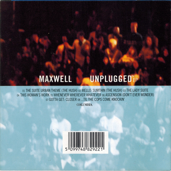 Maxwell - MTV Unplugged EP | Releases | Discogs