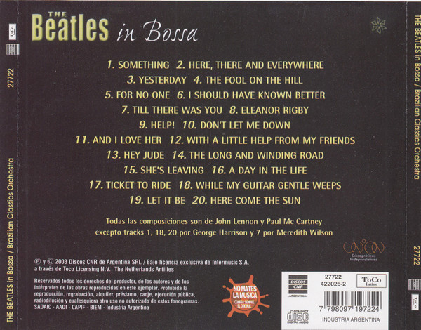 télécharger l'album Brazilian Classics Orchestra - The Beatles In Bossa