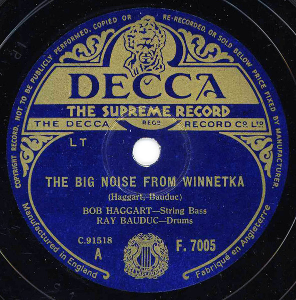 The Big Noise From Winnetka / Swing 39 by Bob Haggart & Ray Bauduc / The  Quinted of The Hot Club of France (Single): Reviews, Ratings, Credits, Song  list - Rate Your Music