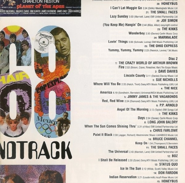 last ned album Various - 1968 The Soundtrack