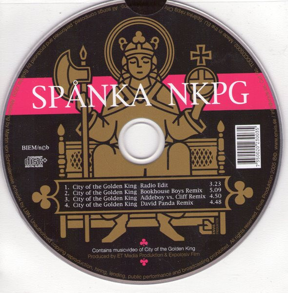 lataa albumi Spånka NKPG - City of the Golden King