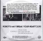 Cover of Robots May Break Your Heart, 2009, CDr