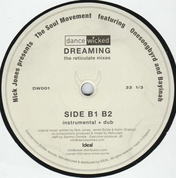 descargar álbum Soul Movement - Dreaming The Reticulate Mixes