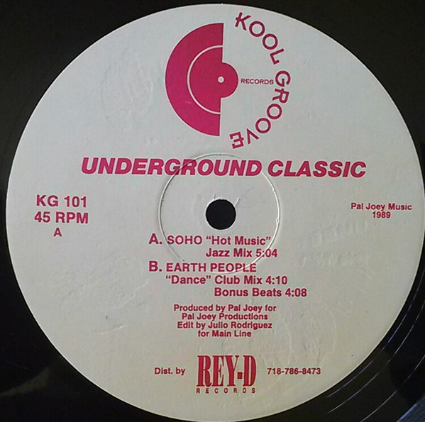 Soho / Earth People – Underground Classic (1989, Vinyl) - Discogs