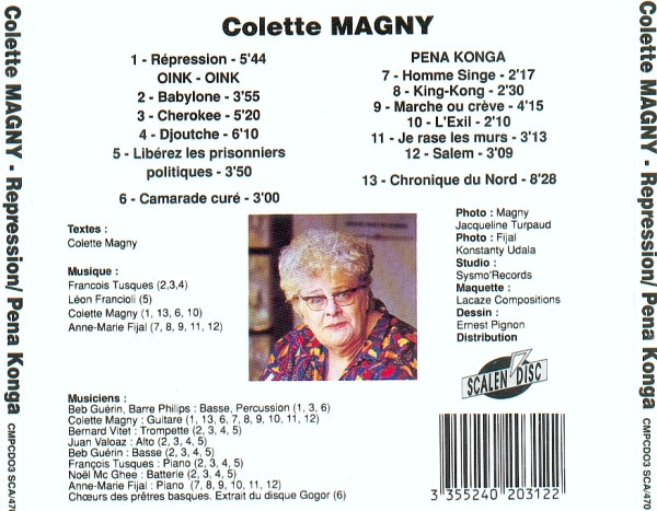 Album herunterladen Colette Magny - Répression Pena Konga
