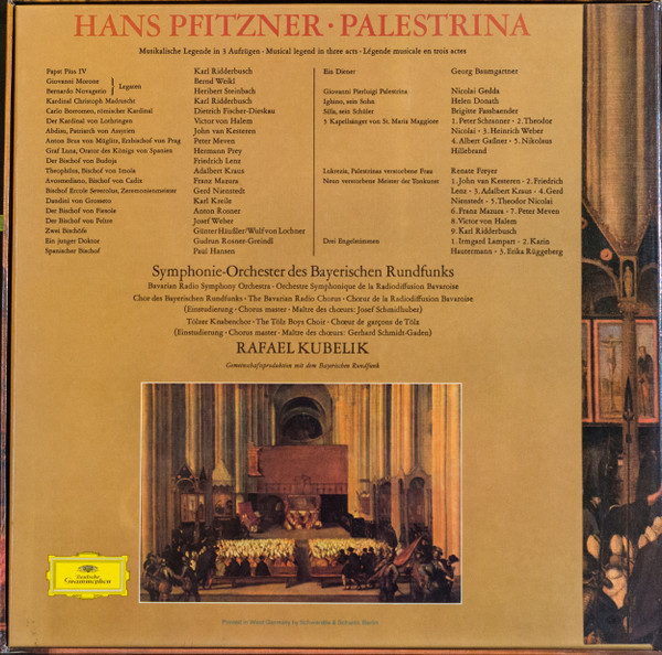 baixar álbum Hans Pfitzner, Rafael Kubelik - Palestrina